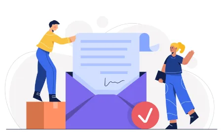 Ilustración del plan de correo profesional de 20 cuentas